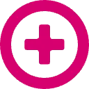 丸の中に十字アイコン